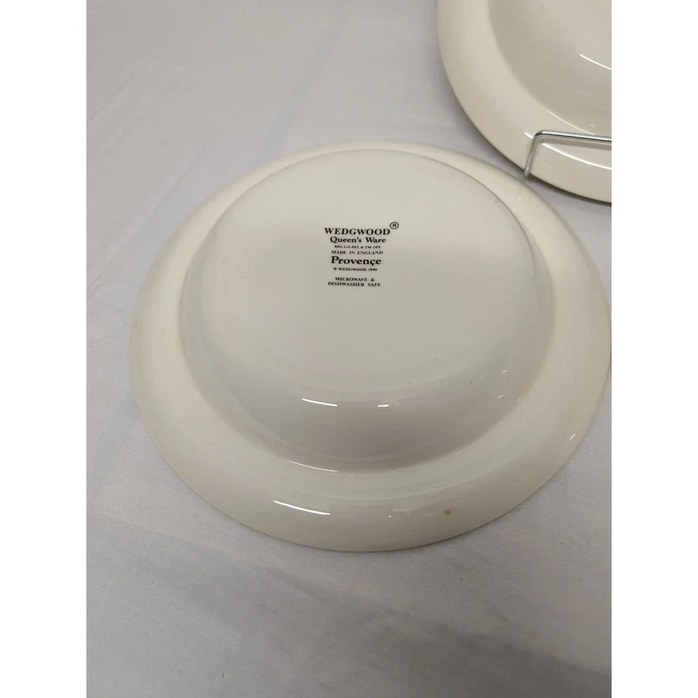Wedgewood Queensware Provence Rimmed Soup bowls Set Of 3